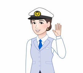 タクシー運転手の女性