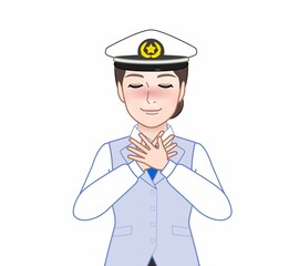 タクシー運転手の女性