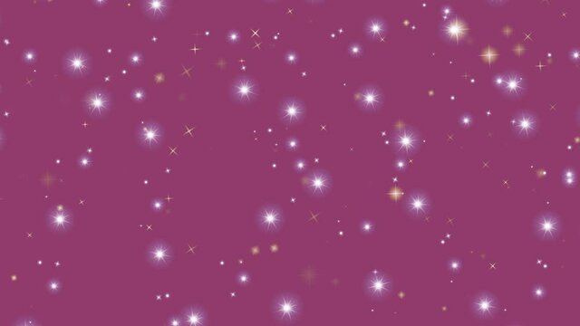 pink background with stars