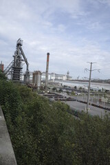 Industrial environment in the surrounds of Bilbao