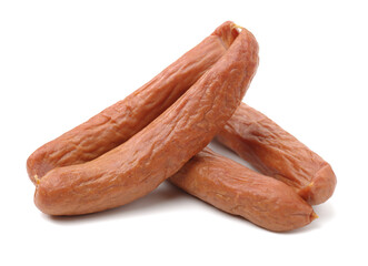 Sausage isolated on white background