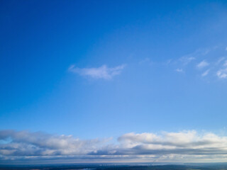 Beautiful blue sky with clouds background, Sky clouds and sun