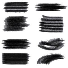 Ink brush stroke collection