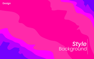 Colorful modern abstract background template landscape website mobile simple rainbow color pink purple blue solid color design