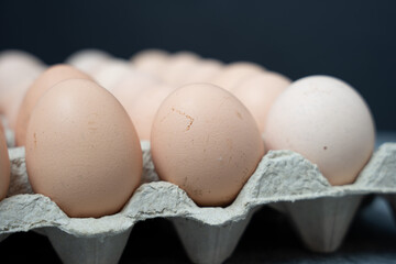 Ekologiczne jajka w kartonowej wytłaczance