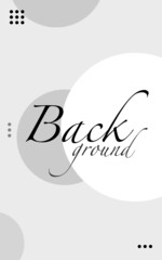 Colorful modern abstract background template portrait website mobile simple black circle solid color