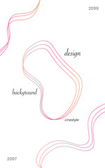 Colorful modern abstract background template portrait website mobile simple rock hill line  purple gradient color