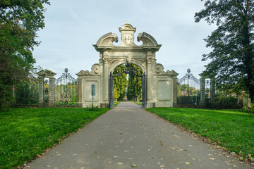Obraz premium Leipzig Park Eingang