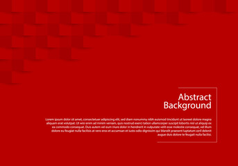 Fototapeta premium Abstract squares paper texture. Vector background 3D paper art style backdrop