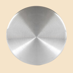 Aluminum Metal chrome texture background.