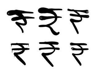 National money sign currency icon symbol rupi