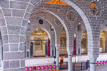 The Altars of Armenian St Giragos Church in Diyarbakir, Turkey