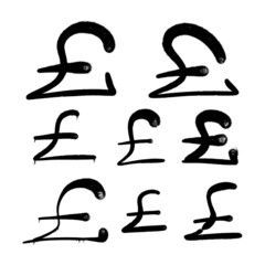 National money sign currency icon symbol funt