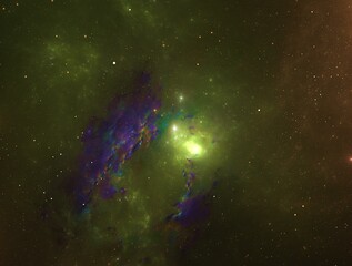 Imaginatory fractal abstract background Image