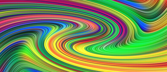 Fototapeta premium Smooth wave stream line abstract modern