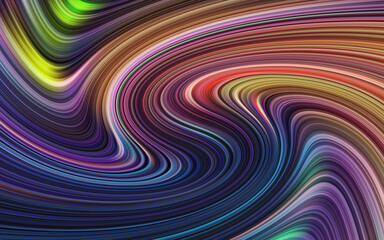 Fototapeta premium Abstract Flowing Wave Lines Background