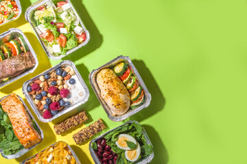 Healthy food delivery lunch boxes