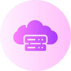 web hosting gradient icon