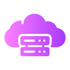 web hosting gradient icon