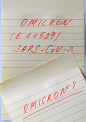 New variant of the Covid-19 Omicron B.1.1.529