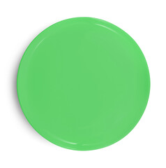 empty plate isolated on white background