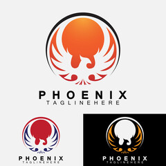 Phoenix logo Vector Illustration Design Template