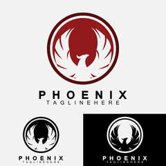 Phoenix logo Vector Illustration Design Template
