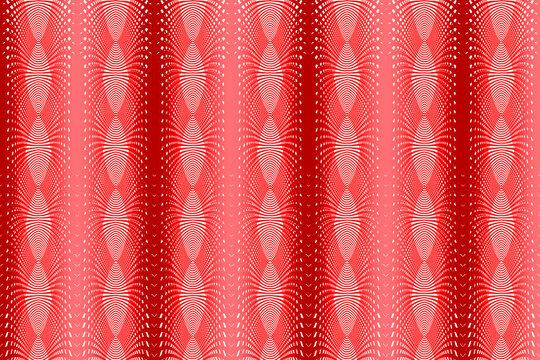 red striped geometric shape wavy holiday pattern gift wrapping paper
