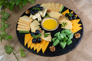 breakfast with coffee and cake