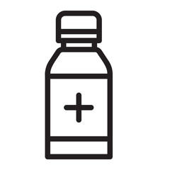 Obraz premium Alcohol line icon