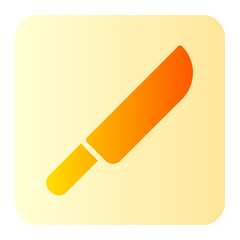 knife gradient icon