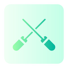 skewers gradient icon