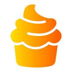 Cupcake gradient icon