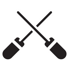 skewers glyph icon