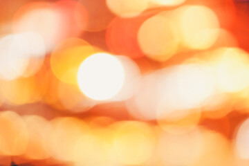 Defocused, colorful Christmas lights - bokeh effect