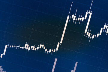 Business graph background: Analysis business accounting on info sheets. Businessman hand working on analyzing investment charts for Gold market, Forex market and Crude oil trading market.	
