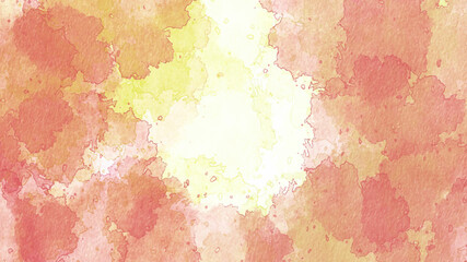 background with watercolor Pink and yellow  watercolor painted paper texture background. watercolor pattern background. vintage style illustration art modern colorful abstract design