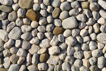 Concrete and pebble