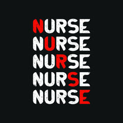 nurse t shirt design typographic quotes vector graphic poster design.