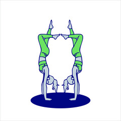 Women Yoga Bodygoal Vector Design