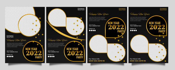 2022 New Year Party Flyer | New year celebration | Happy New Year 2022 | Welcome to New Year 2022