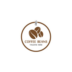 coffee bean icon vector