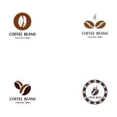 coffee bean icon vector
