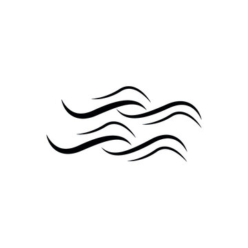Waves icon vector set. Ocean illustration sign collection. Sea symbol or logo.