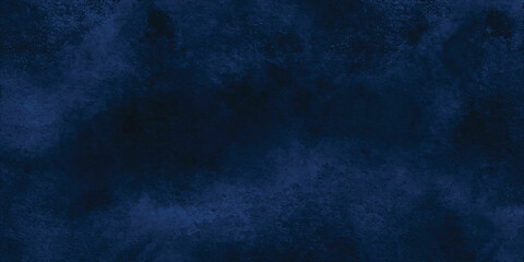 Dark blue stucco wall grungy background or texture