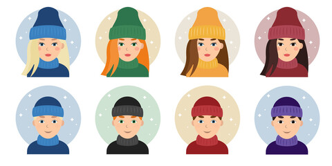 Portrait of girls and boys