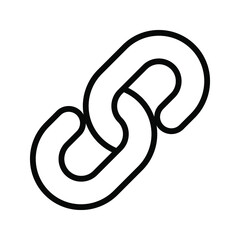 chain link icon.- Link sign. Vector illustration