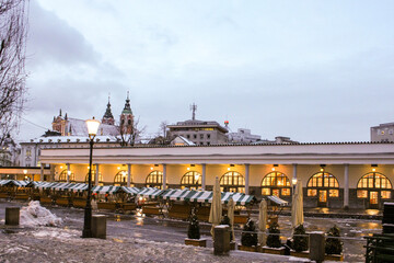 Mercato centrale di Lubiana in Vodnikov trg
