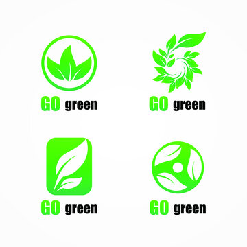 bundle of leaf logo vector
simple and elegant design