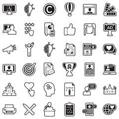 Branding Icons. Line With Fill Design. Vector Illustration.